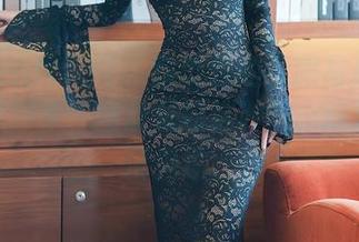 Xiuren秀人网 – 薇薇酱的礼服写真真想直接搬回家，网盘里的这种美，这辈子也没见过。