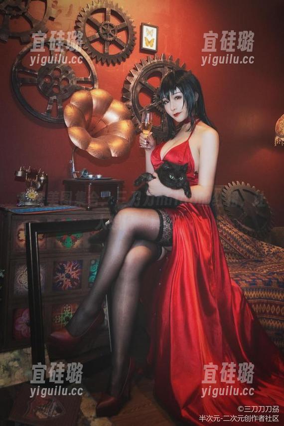 三刀刀miido 私房美图集合:三刀刀miido的红裙,让人想说“真好”