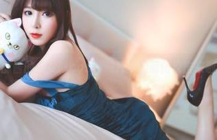 小酥酱的兔女郎cos，照片里的萌化攻击来啦！